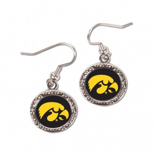 Iowa Hawkeyes Round Style Earrings Special Order Licensed - ToylandEU