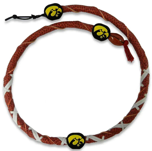  Iowa Hawkeyes Spiral Football Necklace With Logo Beads -  ToylandEU™