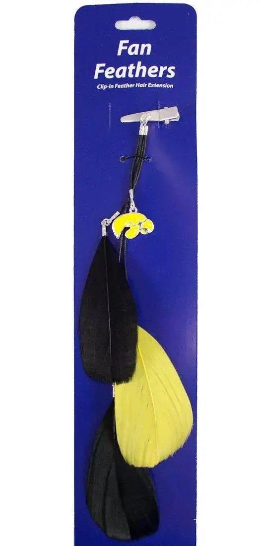  Iowa Hawkeyes Team Color Feather Hair Clip CO -  ToylandEU™