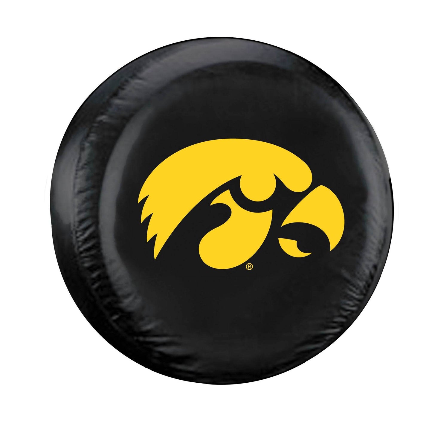Iowa Hawkeyes Tire Cover Universal Fit 27 to 29 Inch Black - ToylandEU