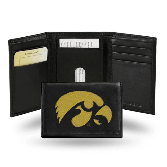  Iowa Hawkeyes Wallet Trifold Leather Embroidered -  ToylandEU™