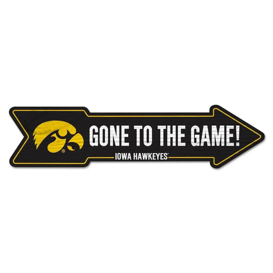  Iowa Hawkeyes Wood Arrow Sign 6x24 Outdoor Decor Display -  ToylandEU™