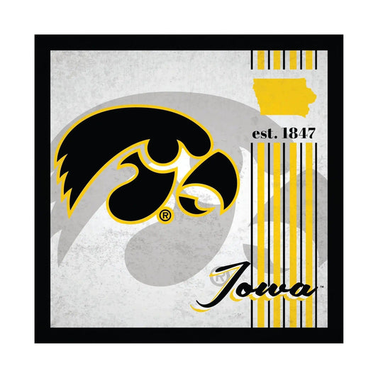  Iowa Hawkeyes Wood Sign 10x10 Album Wall Art Decor -  ToylandEU™