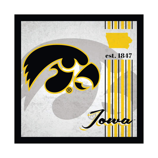  Iowa Hawkeyes Wood Sign 10x10 Album Wall Art Decor -  ToylandEU™