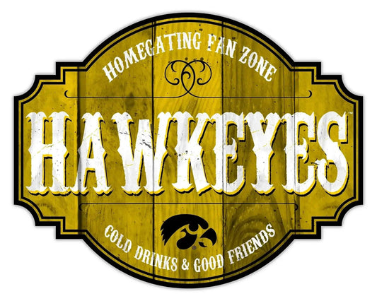  Iowa Hawkeyes Wooden Sign 12 Inch Homegating Tavern Decor -  ToylandEU™