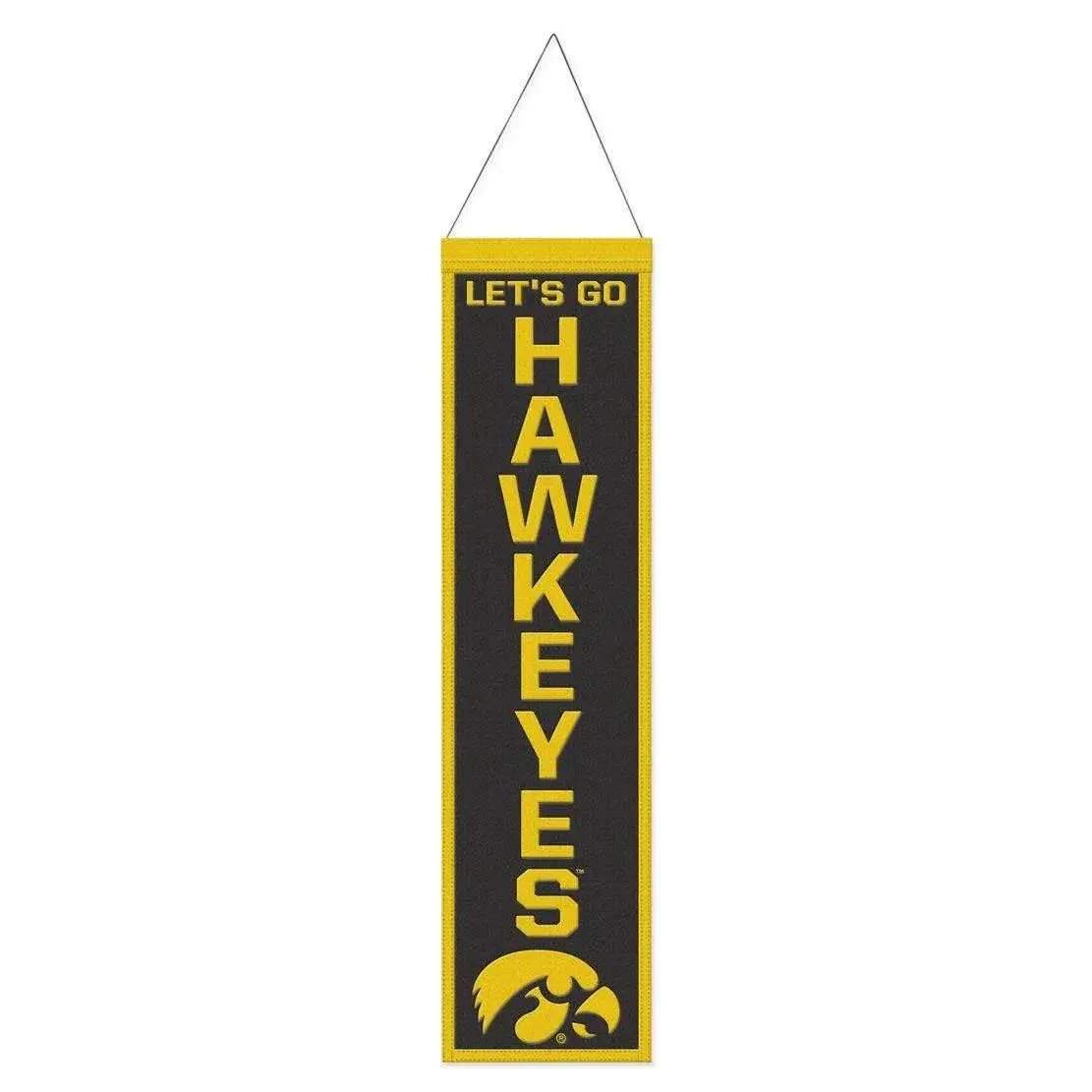  Iowa Hawkeyes Wool Banner 8x32 Heritage Slogan Design -  ToylandEU™