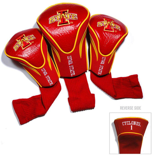 Iowa State Cyclones 3 Piece Contour Golf Headcover Set - ToylandEU