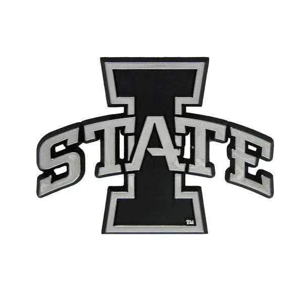  Iowa State Cyclones Auto Emblem Silver Chrome Badge -  ToylandEU™