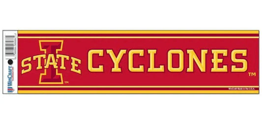  Iowa State Cyclones Bumper Sticker -  ToylandEU™