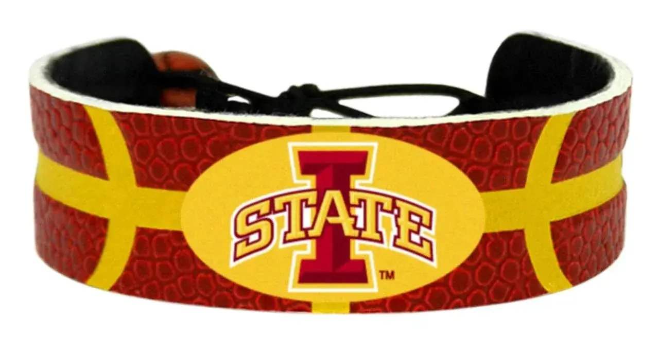  Iowa State Cyclones Leather Bracelet With Ceramic Bead -  ToylandEU™