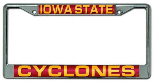  Iowa State Cyclones License Plate Frame Laser Cut Chrome -  ToylandEU™