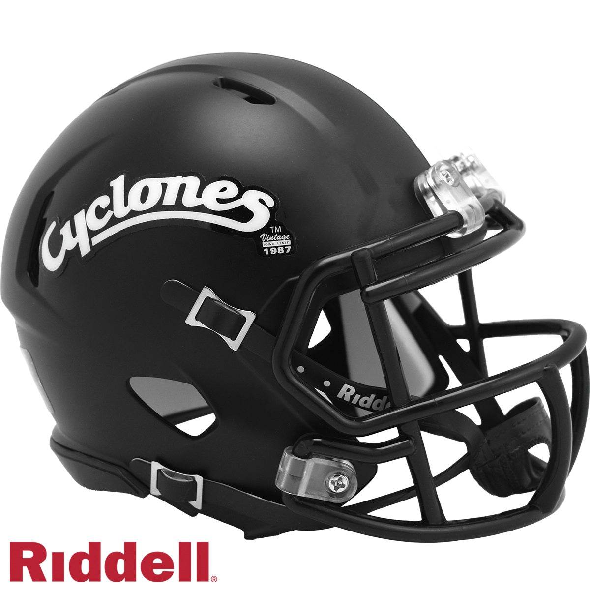 Iowa State Cyclones Mini Speed Replica Helmet Black Riddell - ToylandEU