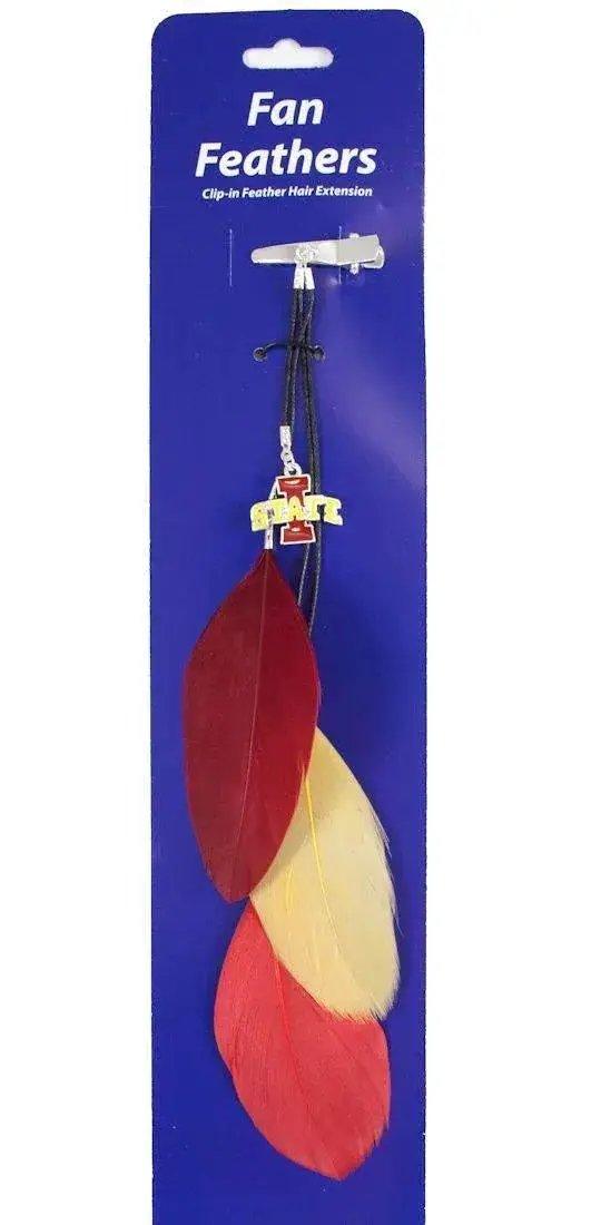  Iowa State Cyclones Team Color Feather Hair Clip CO -  ToylandEU™
