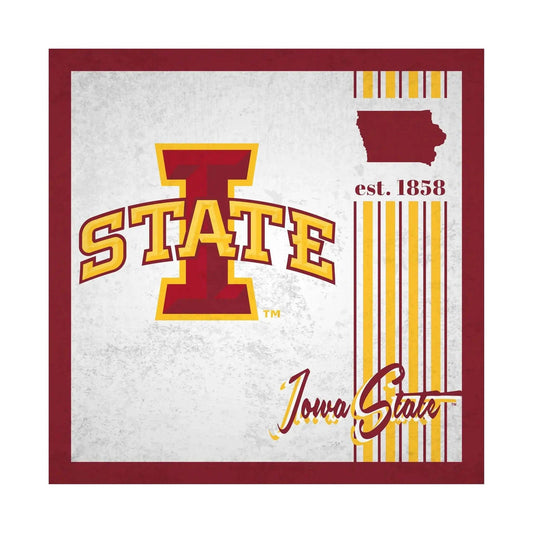  Iowa State Cyclones Wood Sign 10x10 Album Design Decor -  ToylandEU™
