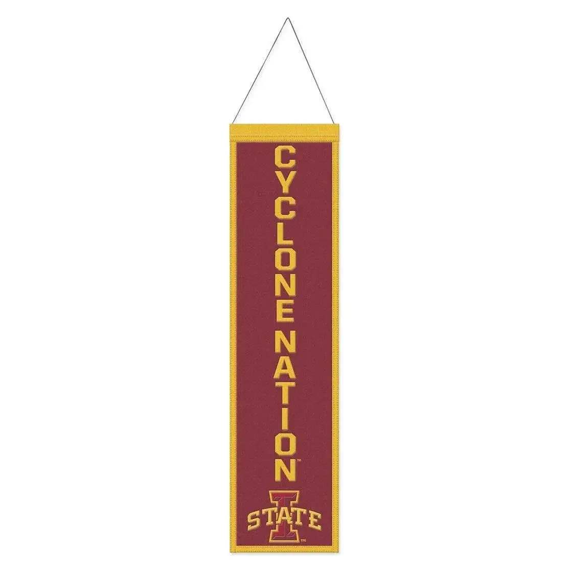  Iowa State Cyclones Wool Banner 8x32 Heritage Slogan Design -  ToylandEU™