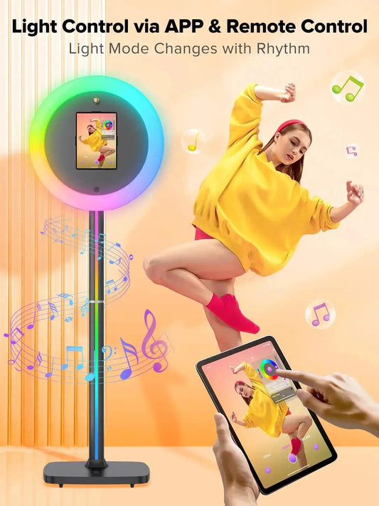  Ipad Photo Booth RGB Ring Light Portable App Control -  ToylandEU™