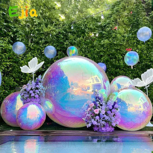  Iridescent Giant Inflatable Mirror Ball Set for Parties -  ToylandEU™