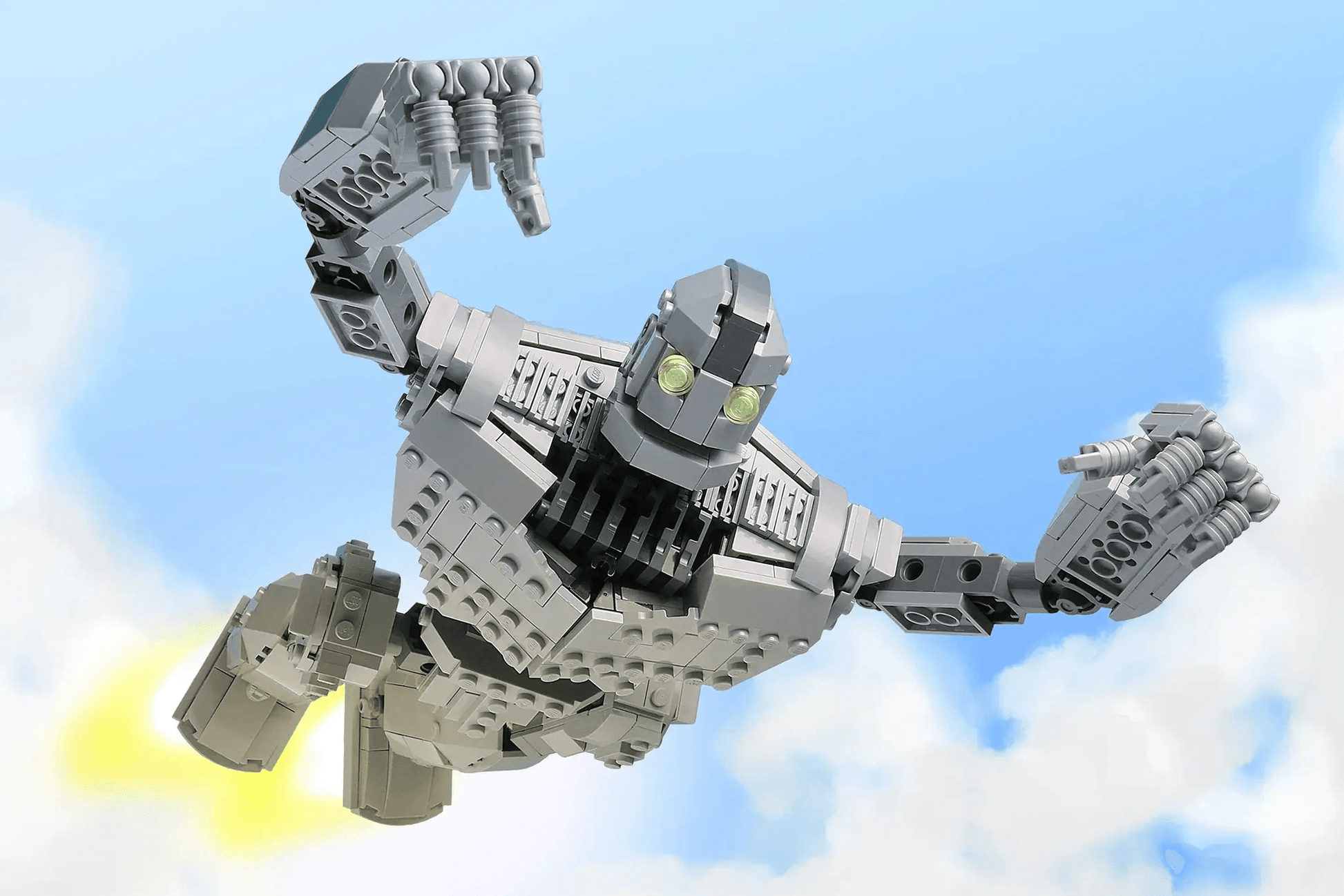 Iron Giant Lego Custom Figure With 23 Articulated Joints - ToylandEU