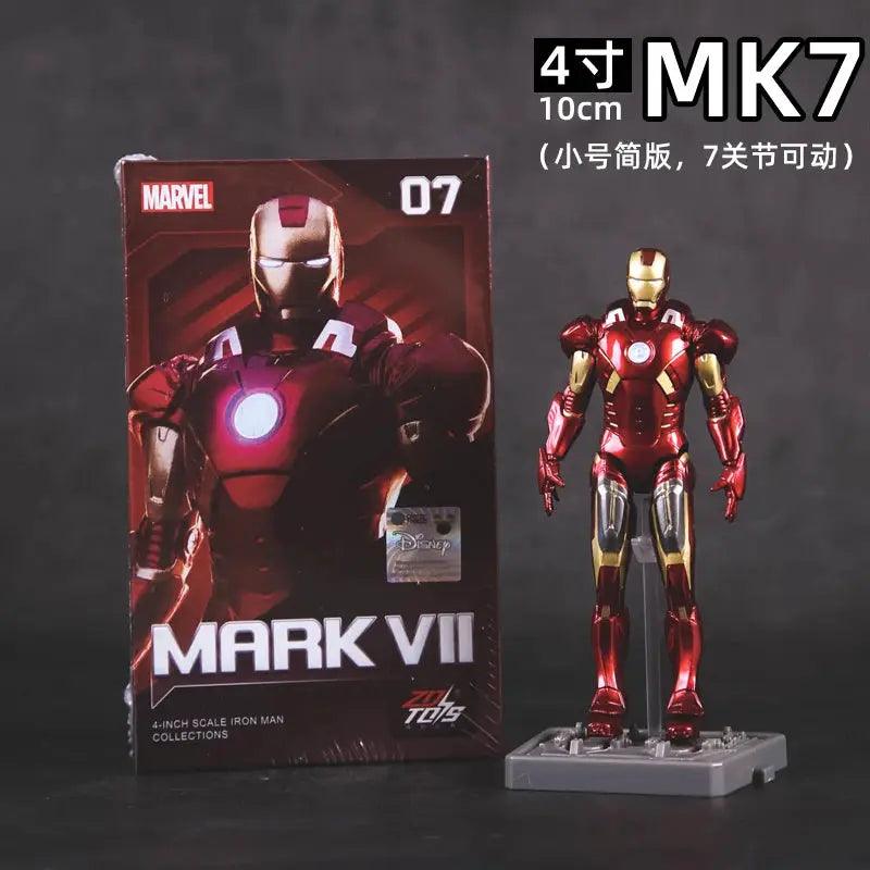  Iron Man Action Figure 4 Inch MK1 MK7 Ideal Gift -  ToylandEU™