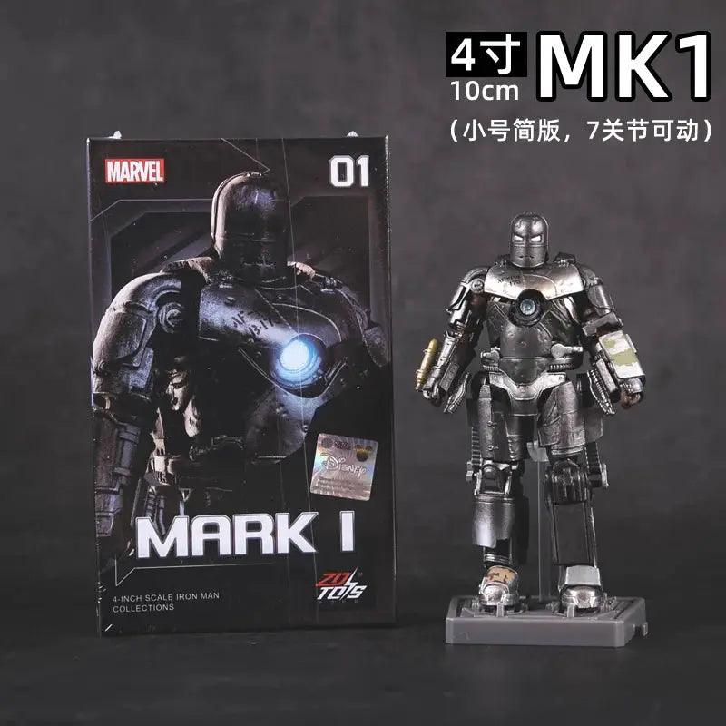  Iron Man Action Figure 4 Inch MK1 MK7 Ideal Gift -  ToylandEU™
