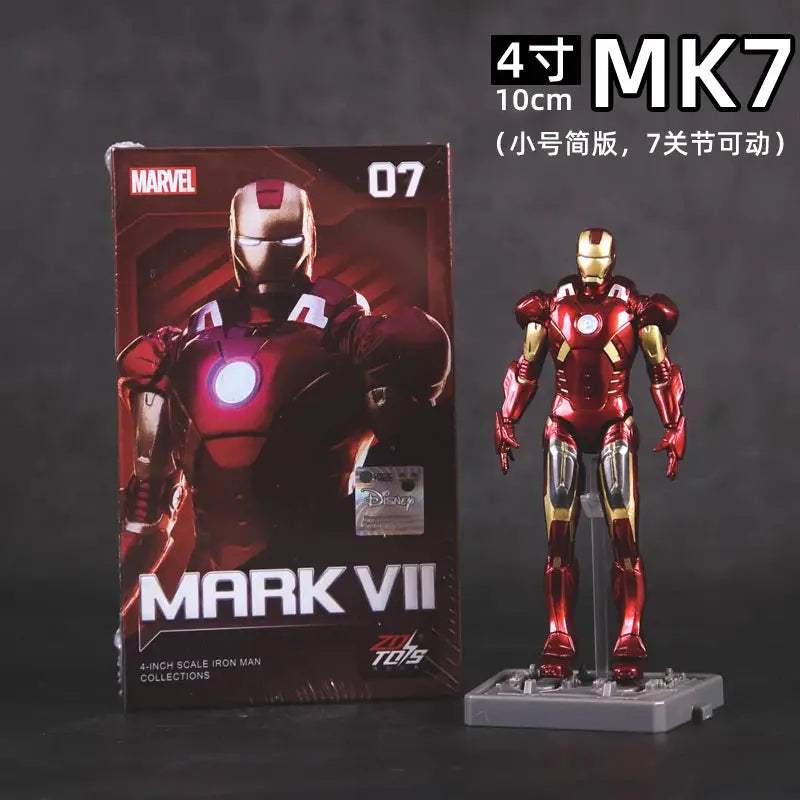  Iron Man Action Figure 4 Inch MK1 MK7 Ideal Gift -  ToylandEU™