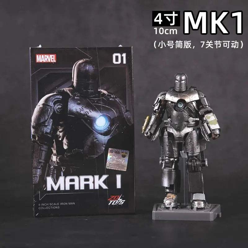  Iron Man Action Figure 4 Inch MK1 MK7 Ideal Gift -  ToylandEU™