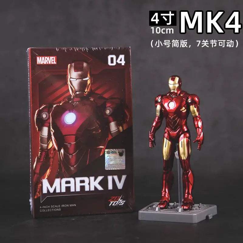  Iron Man Action Figure 4 Inch MK1 MK7 Ideal Gift -  ToylandEU™