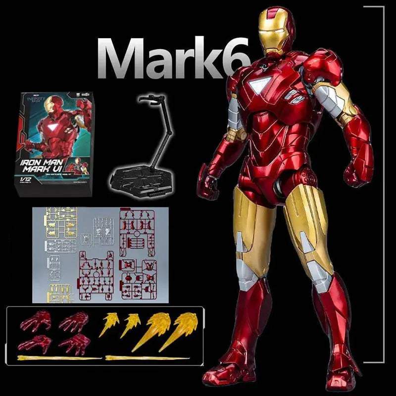 Iron Man Action Figure DIY Collectible Figure For Kids - ToylandEU