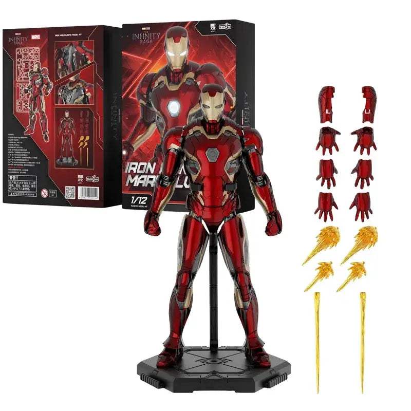 Iron Man Action Figure DIY Collectible Figure For Kids - ToylandEU
