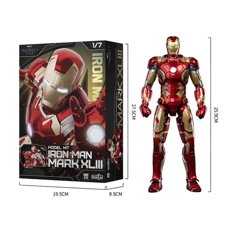 Iron Man Action Figure OneToSeven Scale Highly Detailed Desk Decor - ToylandEU