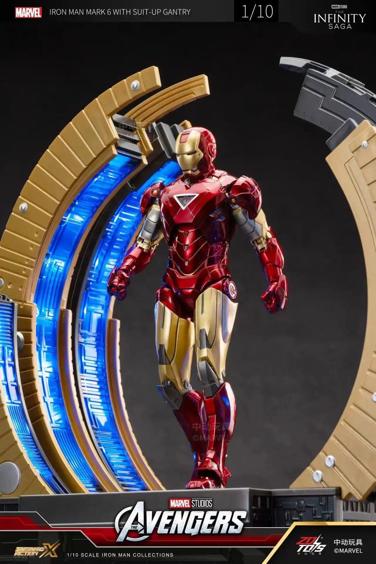  Iron Man Action Figure Suit Up Gantry LED Platform Premium -  ToylandEU™