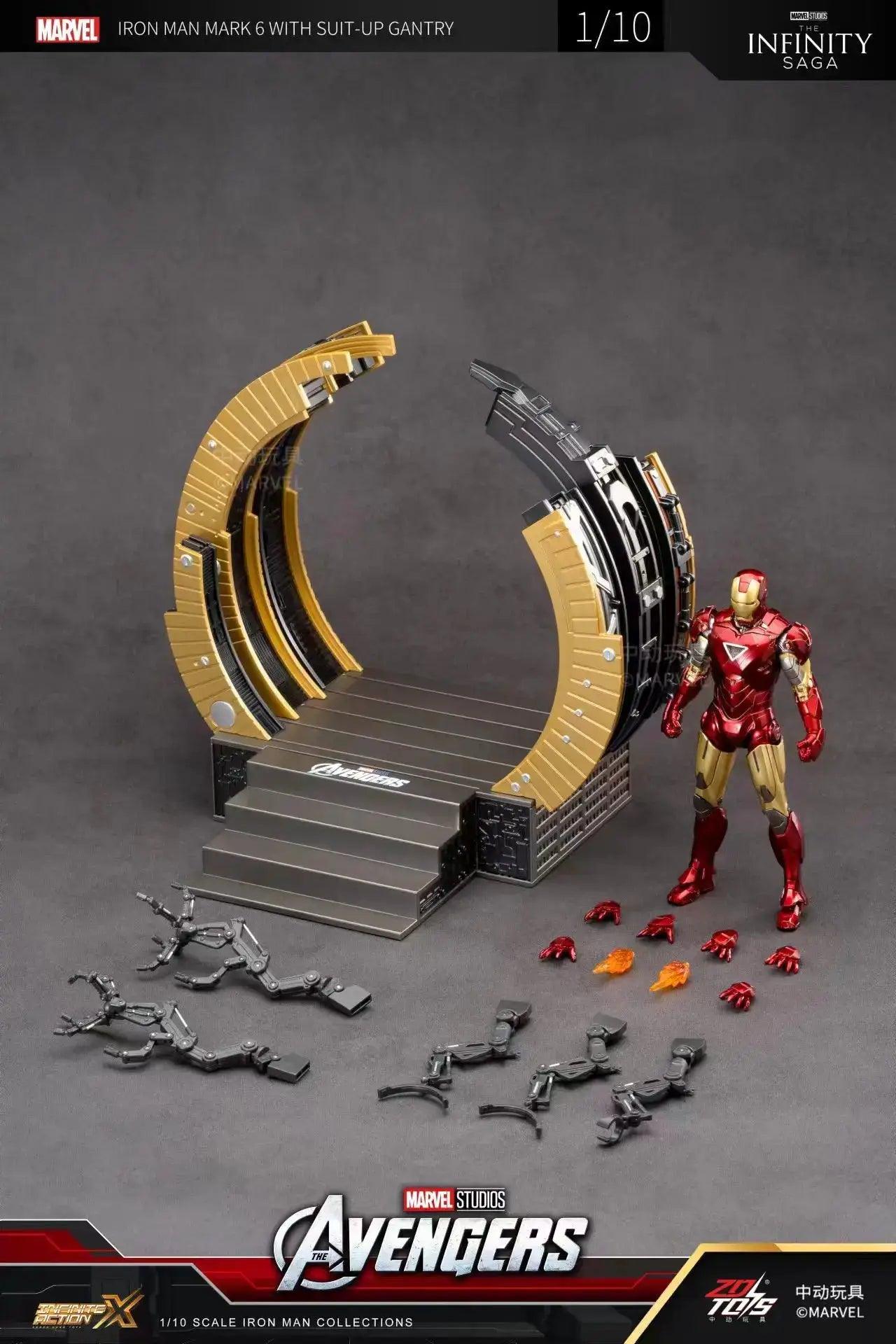  Iron Man Action Figure Suit Up Gantry LED Platform Premium -  ToylandEU™