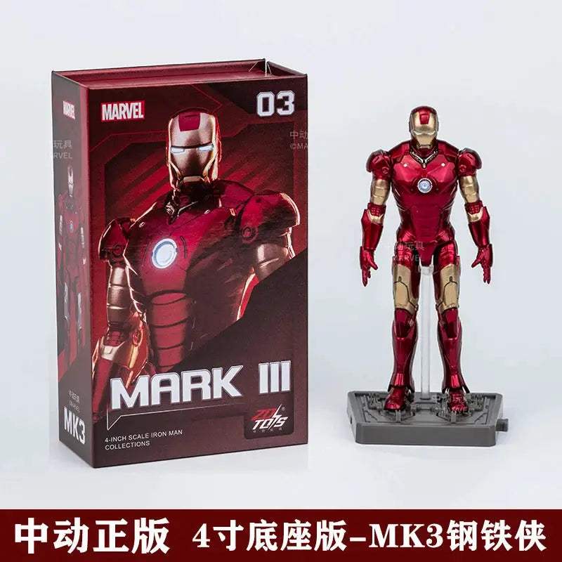  Iron Man Action Figure With Display Base Mk1 To Mk7 -  ToylandEU™