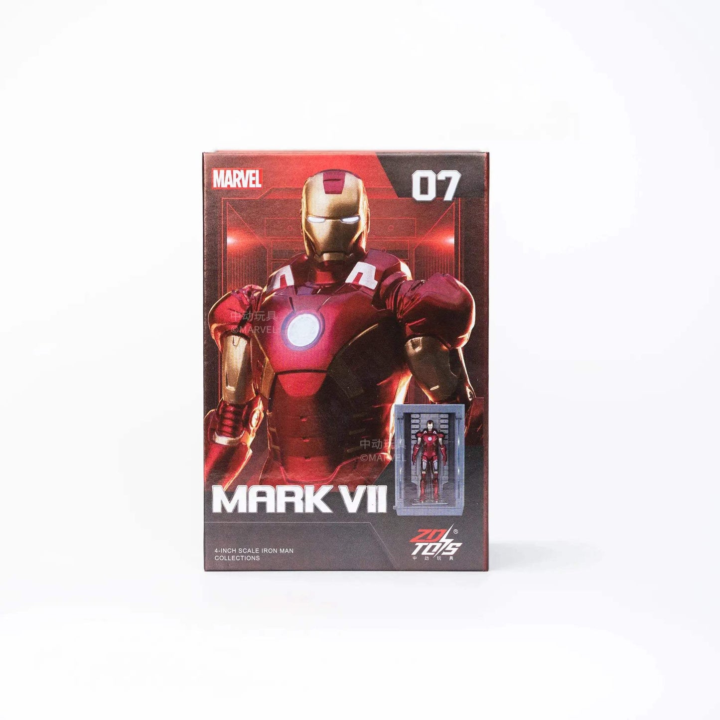  Iron Man Action Figure With Display Base Mk1 To Mk7 -  ToylandEU™