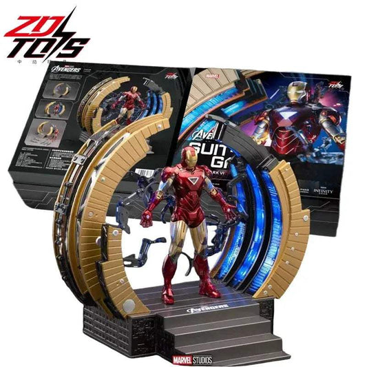  Iron Man Action Figure Suit Up Gantry LED Platform Premium -  ToylandEU™