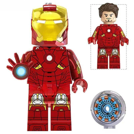  Iron Man Lego Minifigure Tony Stark Red Armor Limited -  ToylandEU™