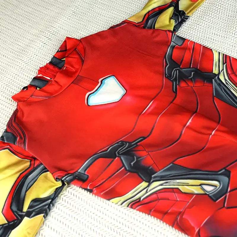 Iron Man Cosplay Costume With Cape For Kids And Adults - ToylandEU