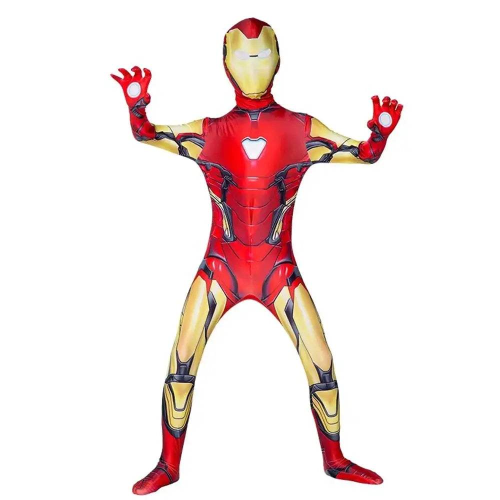 Iron Man Cosplay Costume With Cape For Kids And Adults - ToylandEU