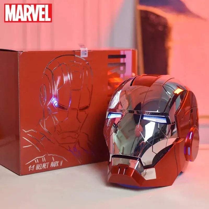 Iron Man Helmet Cosplay OneToOne Scale With Voice Control Lights - ToylandEU