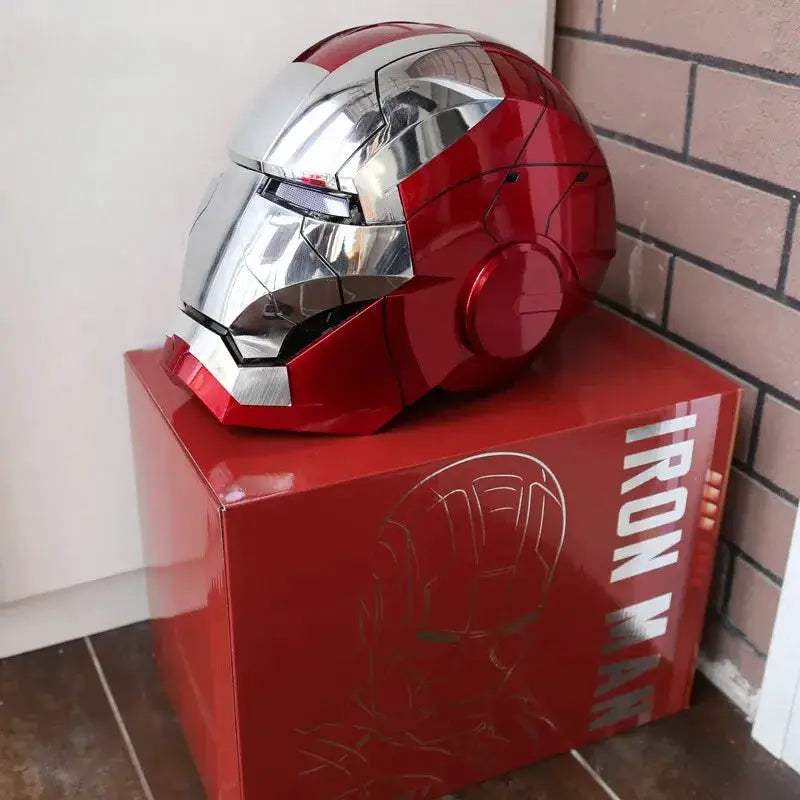Iron Man Helmet Cosplay OneToOne Scale With Voice Control Lights - ToylandEU