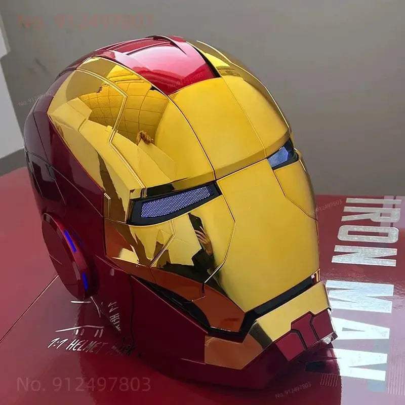 Iron Man Helmet Cosplay OneToOne Scale With Voice Control Lights - ToylandEU