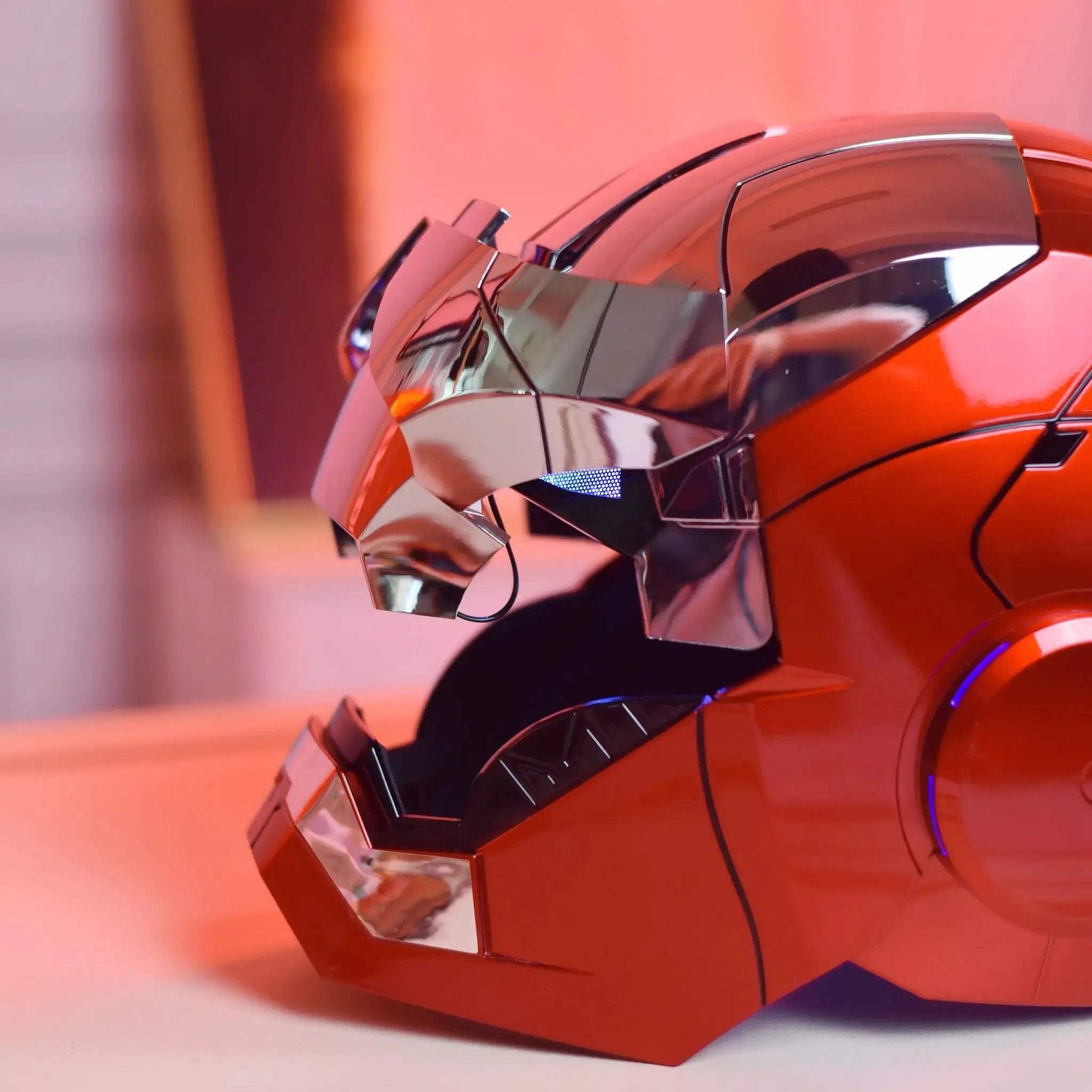  Iron Man Helmet Cosplay Voice Control Led Lights -  ToylandEU™