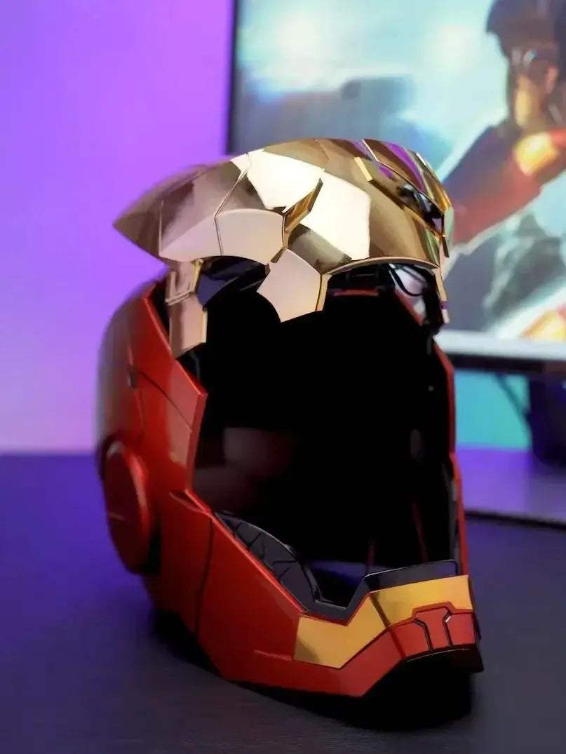  Iron Man Helmet Cosplay Voice Control Led Lights -  ToylandEU™