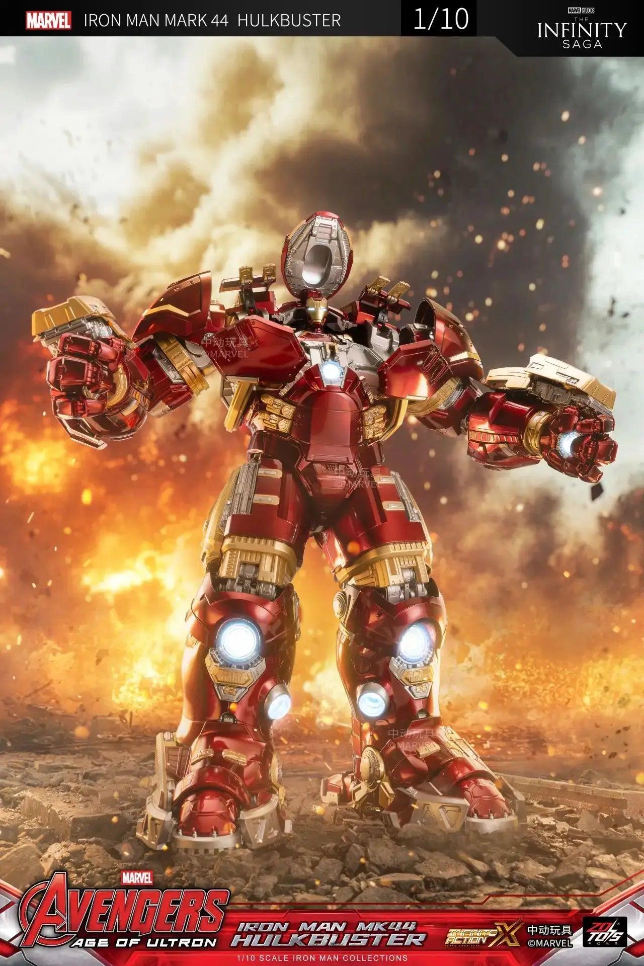  Iron Man Hulkbuster Action Figure LED Display Premium -  ToylandEU™