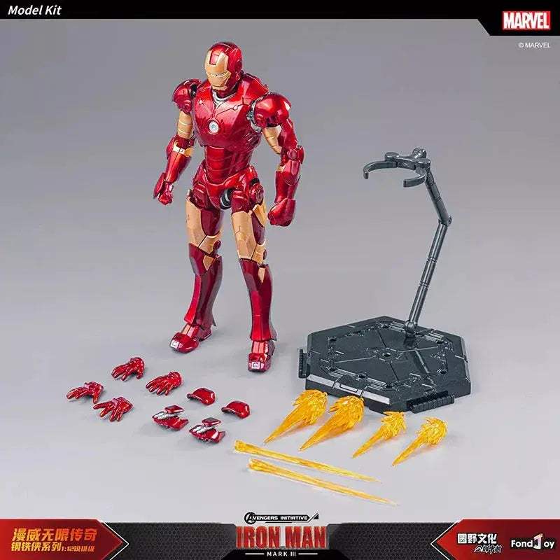 Iron Man MK4 Model Kit Figure With Articulated Joints - ToylandEU