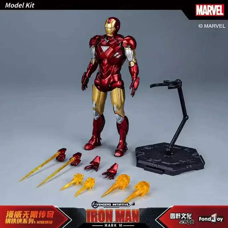 Iron Man MK4 Model Kit Figure With Articulated Joints - ToylandEU