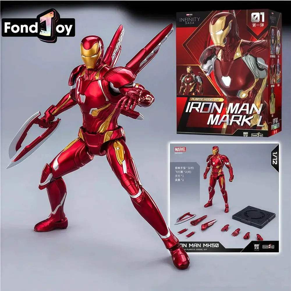 Iron Man MK50 Action Figure DIY Assembly Collectible Toy - ToylandEU