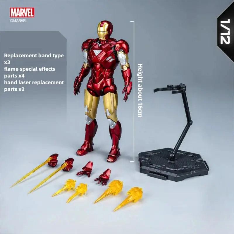  Iron Man MK6 Buildable DIY Figure OneToTwelve Avengers -  ToylandEU™