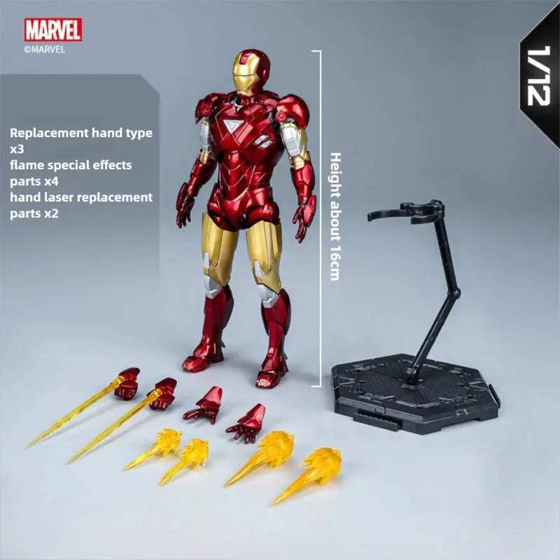  Iron Man MK6 Buildable DIY Figure OneToTwelve Avengers -  ToylandEU™