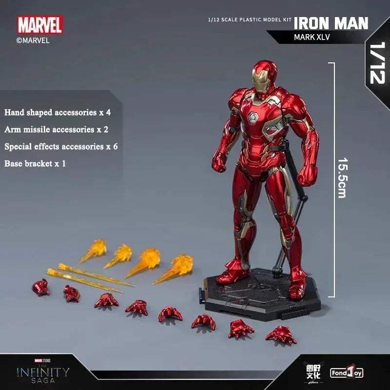 Iron Man Model Kit Movable Figure For Kids Interactive - ToylandEU